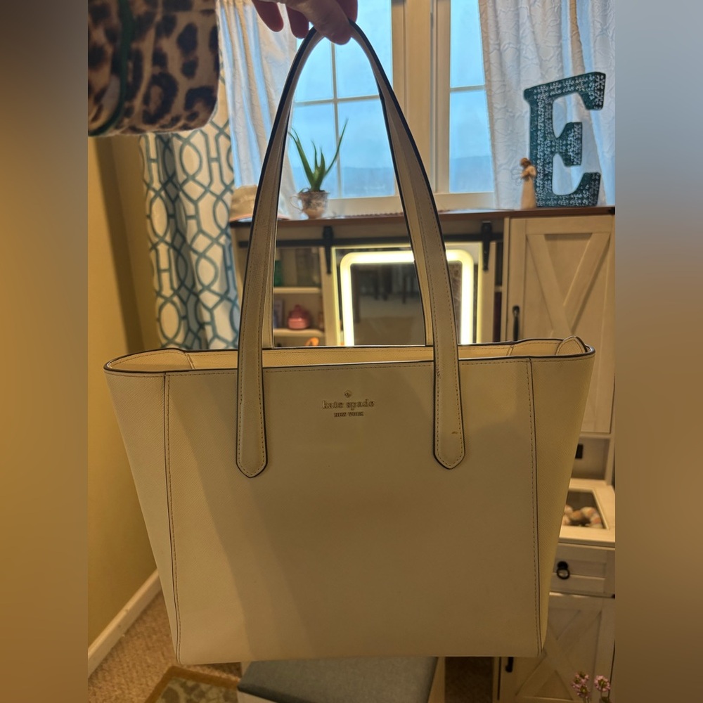 Kate Spade Ivory Tote Bag
